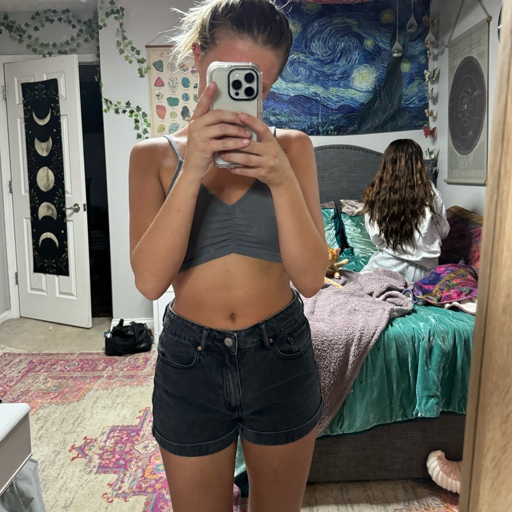 Pacsun Black Jean Shorts
